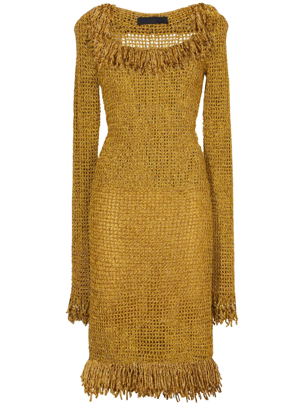 Proenza Schouler Crochet longsleeve Dress Farfetch