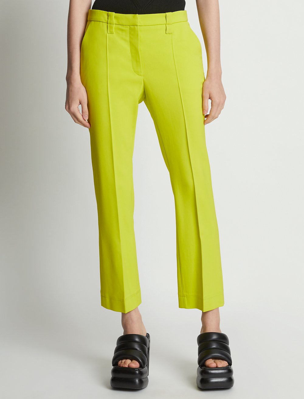 Viscose Suiting Straight Pants