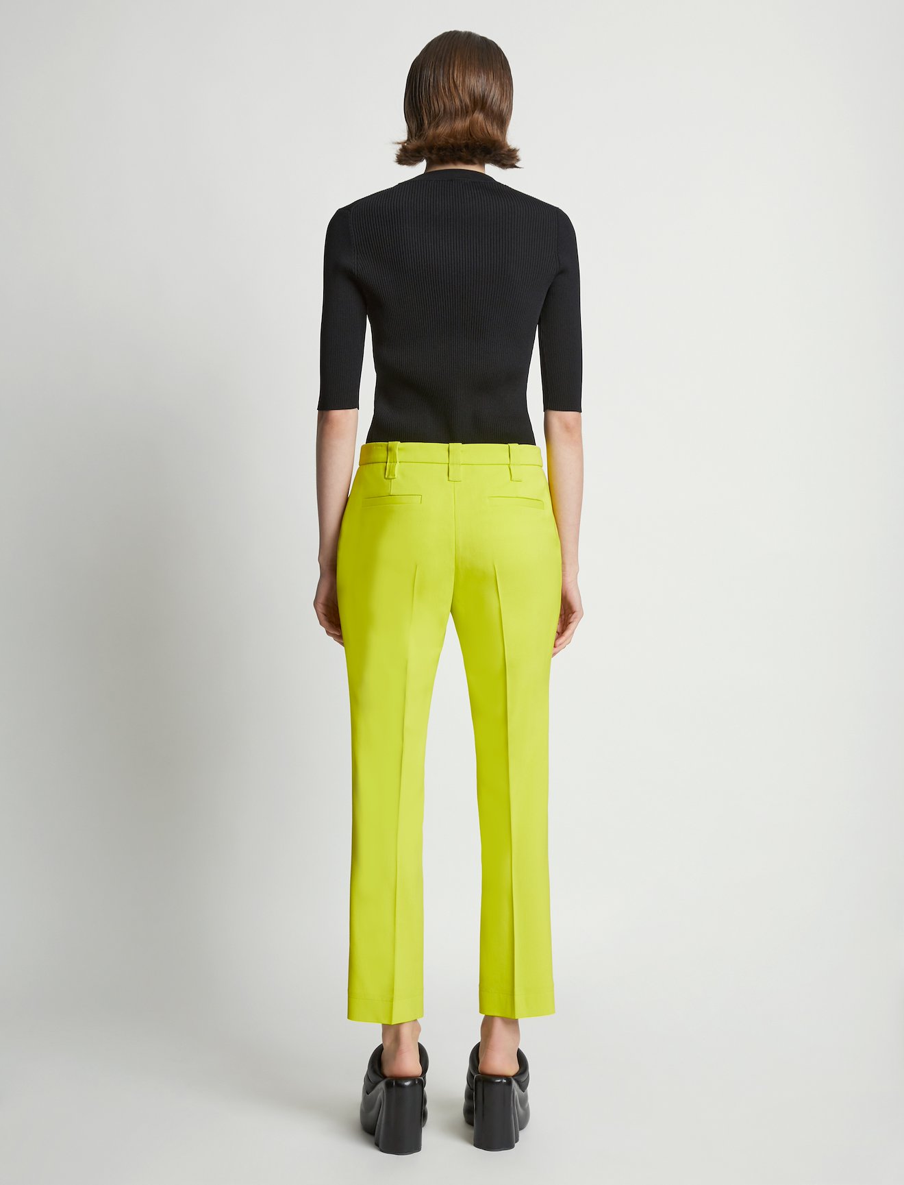 Viscose Suiting Straight Pants #2