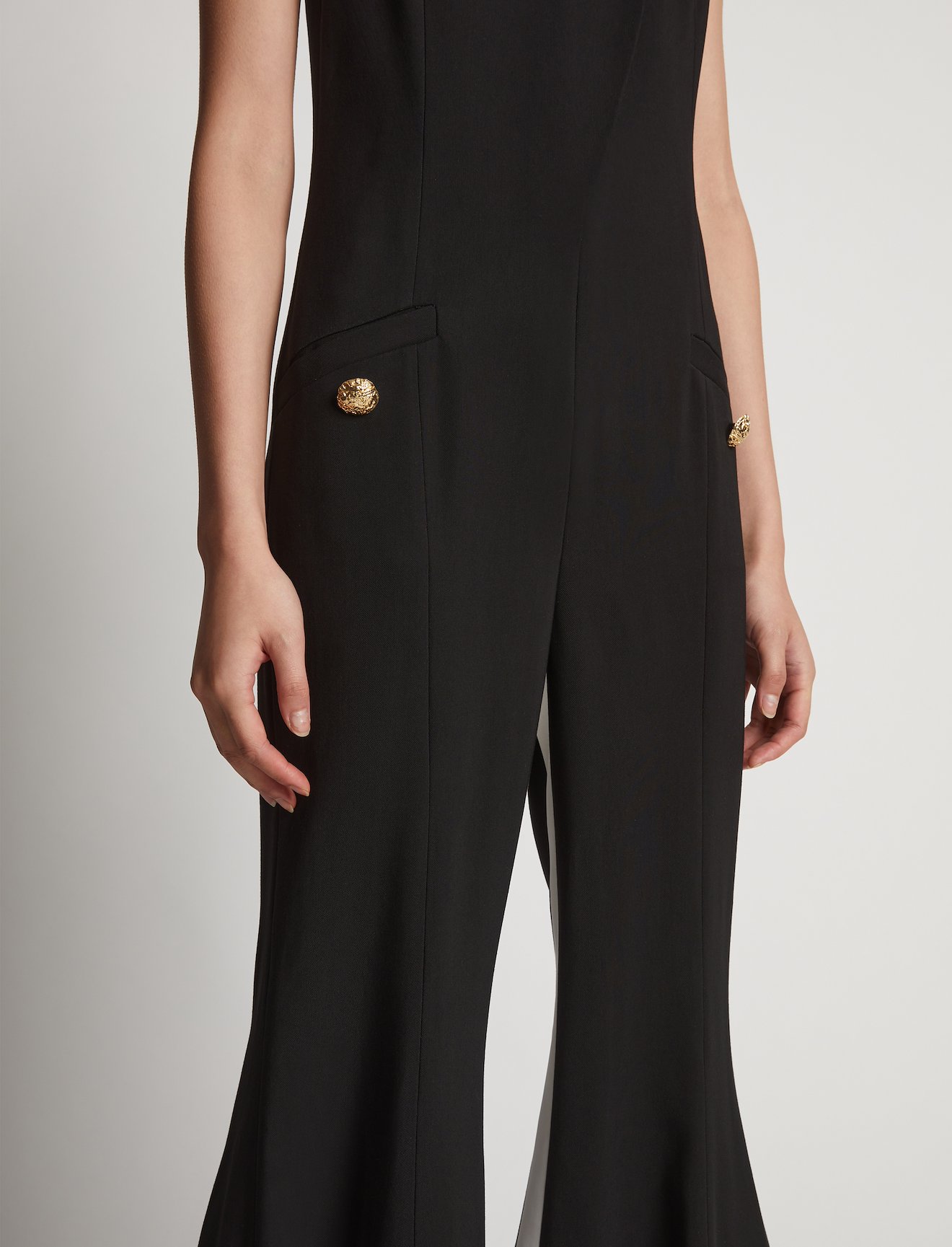 Viscose Tuxedo Stripe Jumpsuit #3