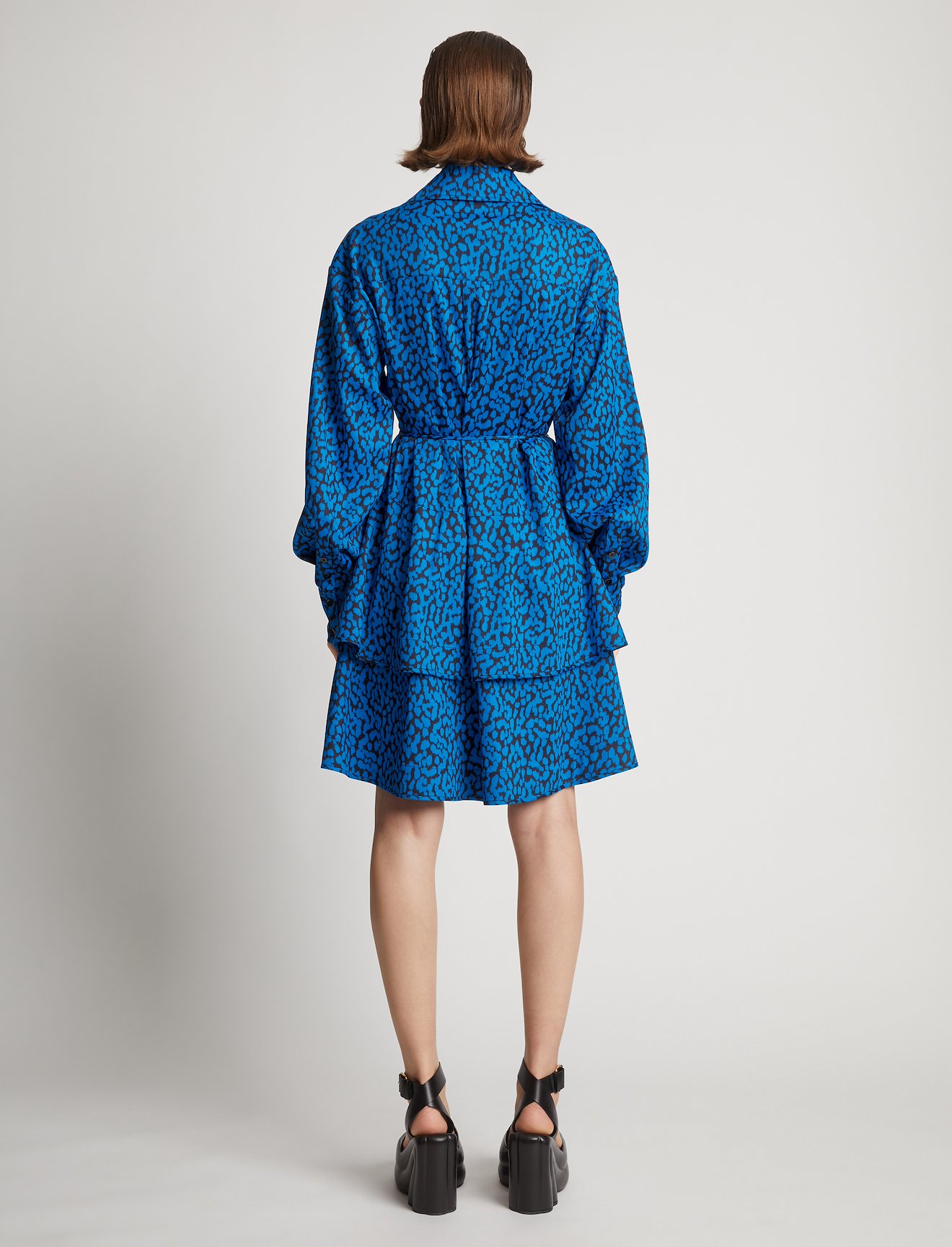 Printed Leopard Shirt Dress #2