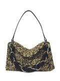 Proenza Schouler crochet braided-strap shoulder bag - Black