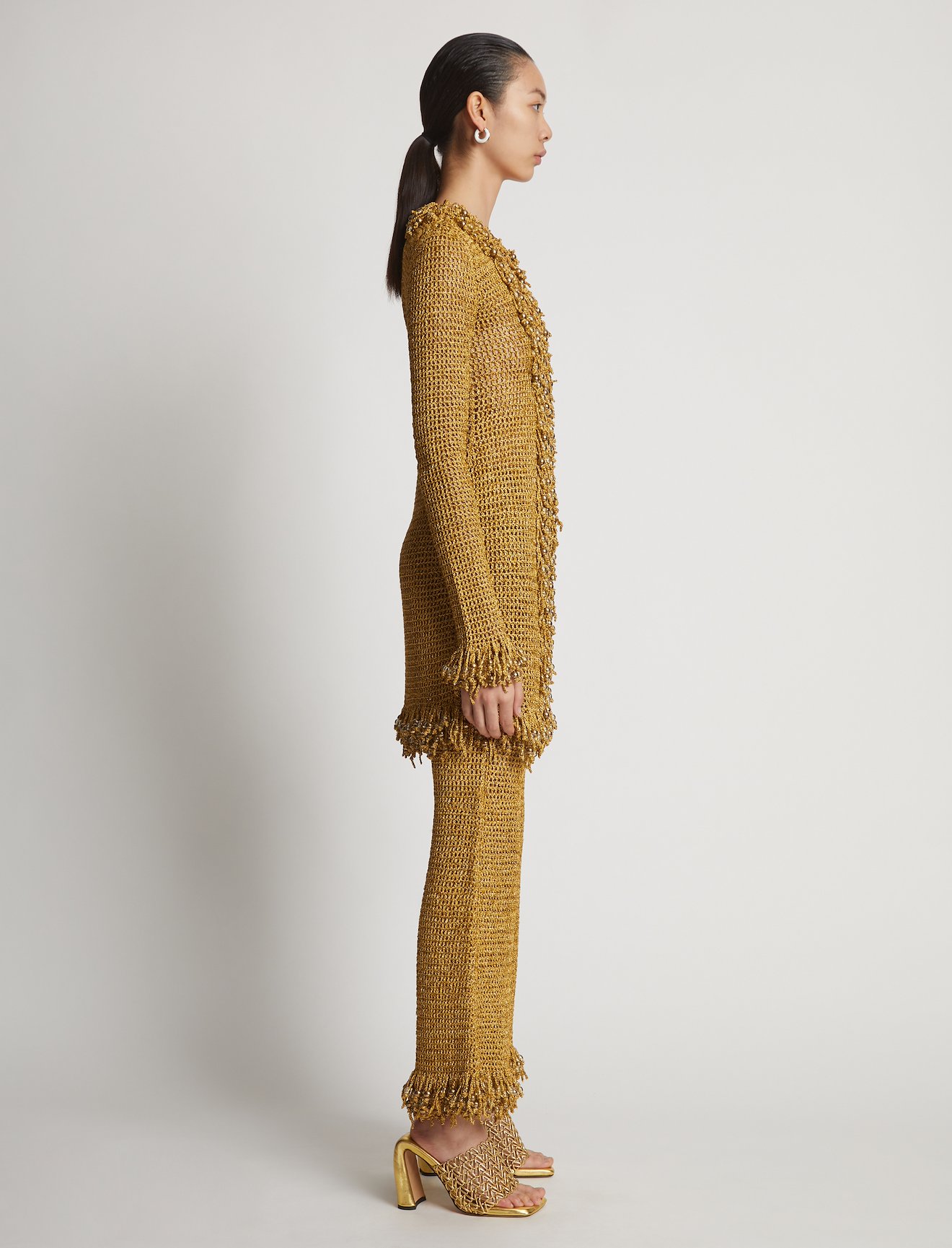 Beaded Hand Crochet Cardigan #2