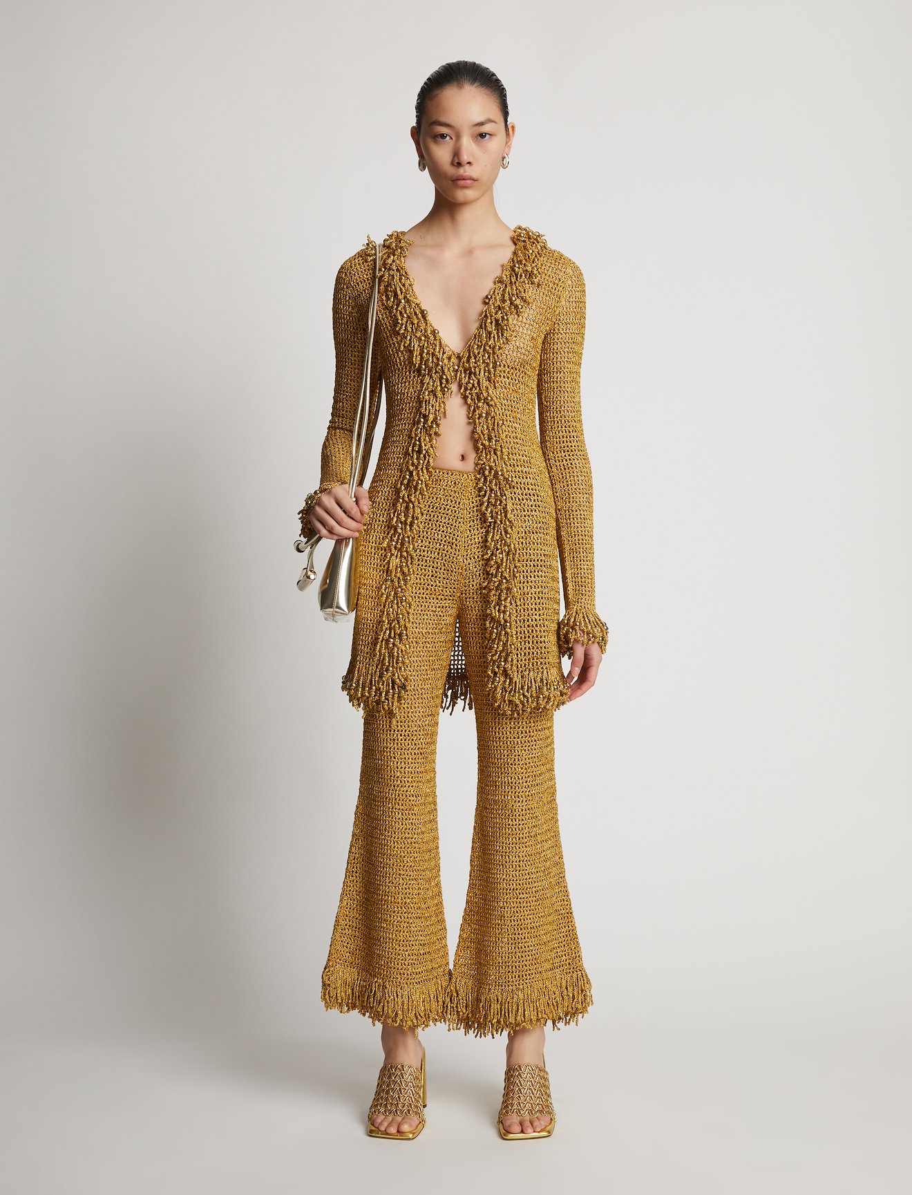 Beaded Hand Crochet Pants #1