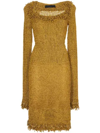 white christmas dresses Proenza Schouler Open Crochet Knit Tank Dress – AGN x 13 main image 1