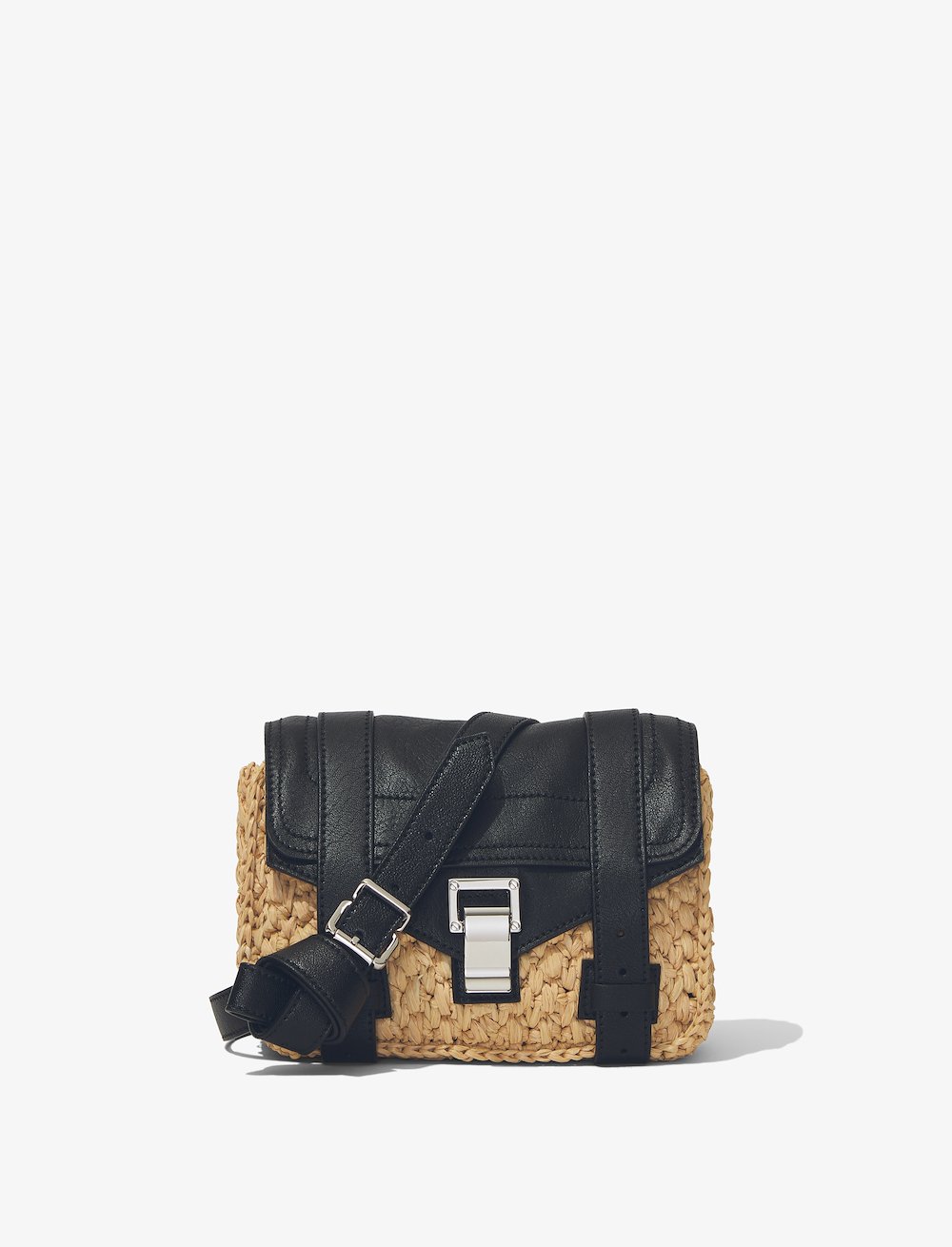 Raffia PS1 Mini Crossbody Bag