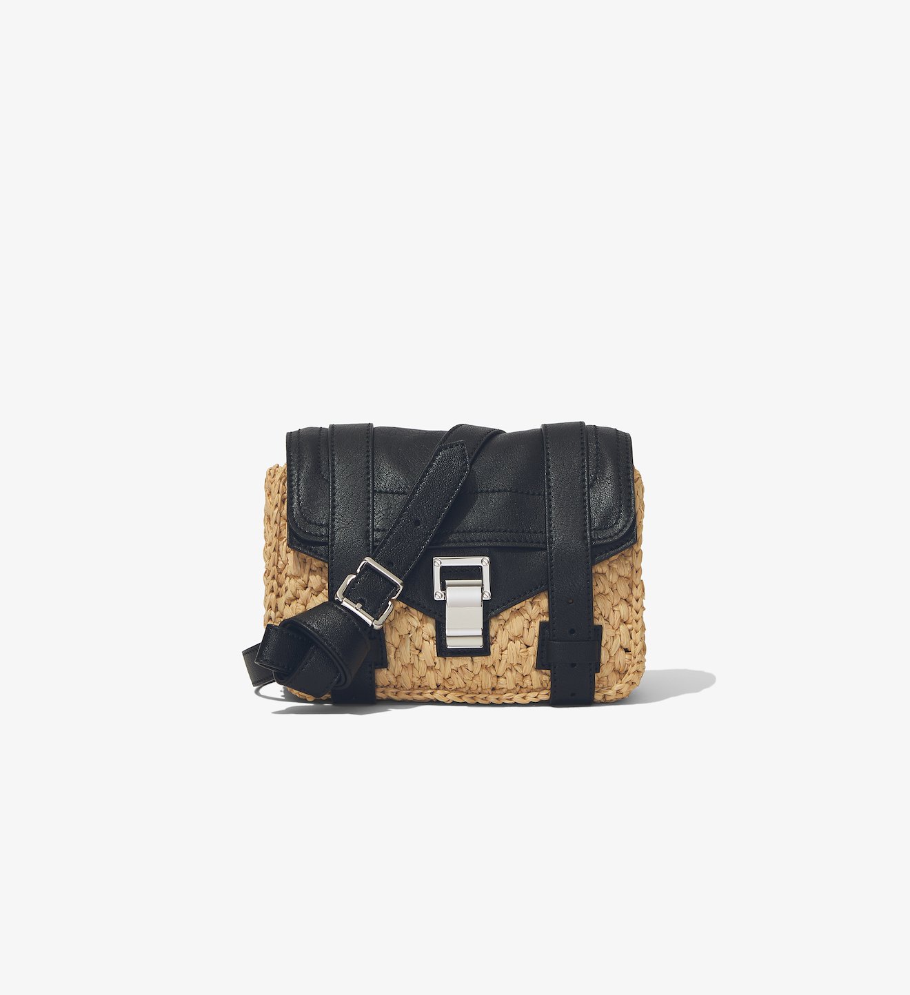 Raffia PS1 Mini Crossbody Bag