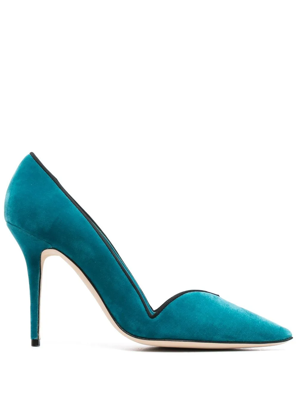 

Manolo Blahnik zapatillas Sinbelahi con tacón 105mm - Azul