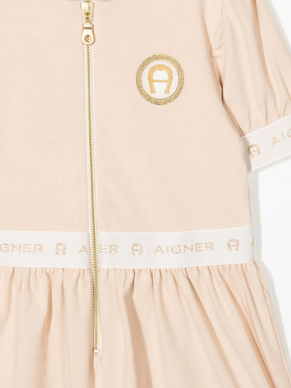 Aigner Kids logoprint jerseyknit Dress Farfetch