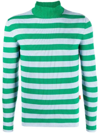 Sunnei Striped funnel-neck Sweater - Farfetch