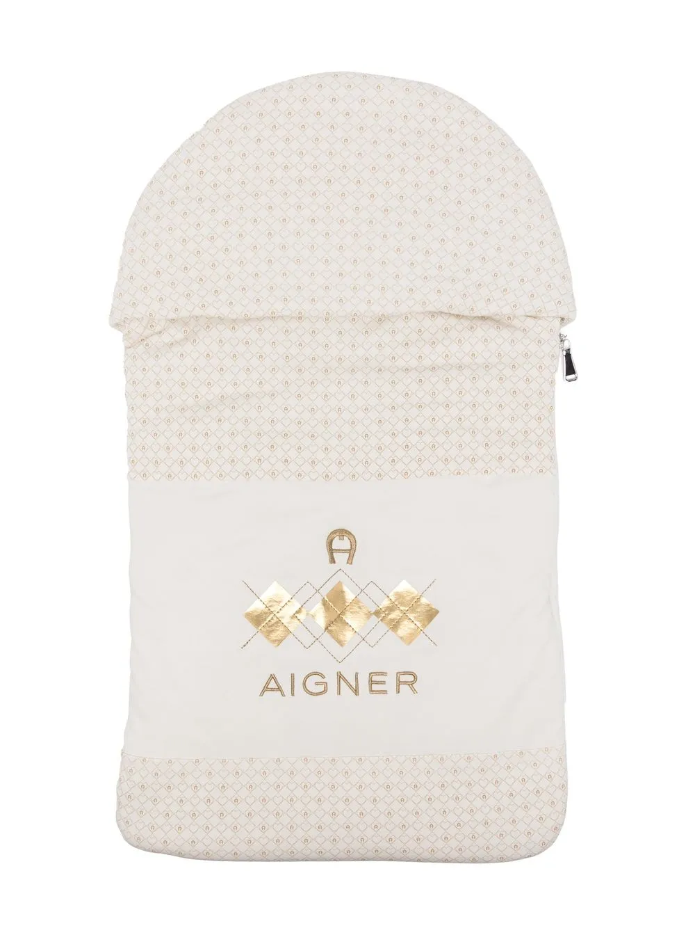 

Aigner Kids logo-print detail sleep nest - White