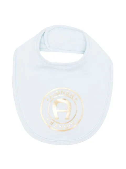 Aigner Kids logo-print bib