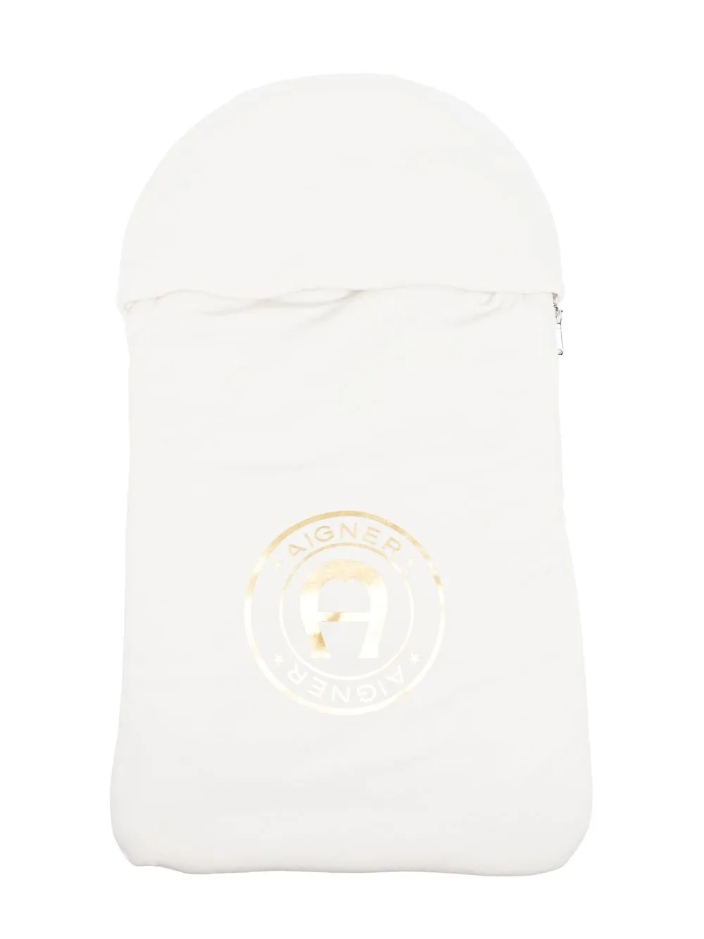 

Aigner Kids sleeping bag con logo estampado - Blanco