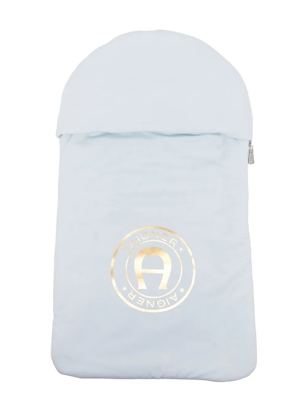 

Aigner Kids logo-print sleeping bag - Blue