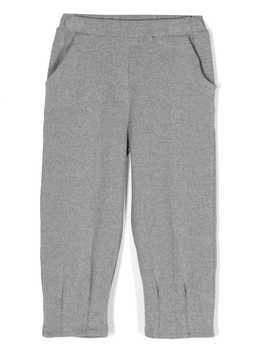 

Douuod Kids pantalones de tejido fino rectos - Gris