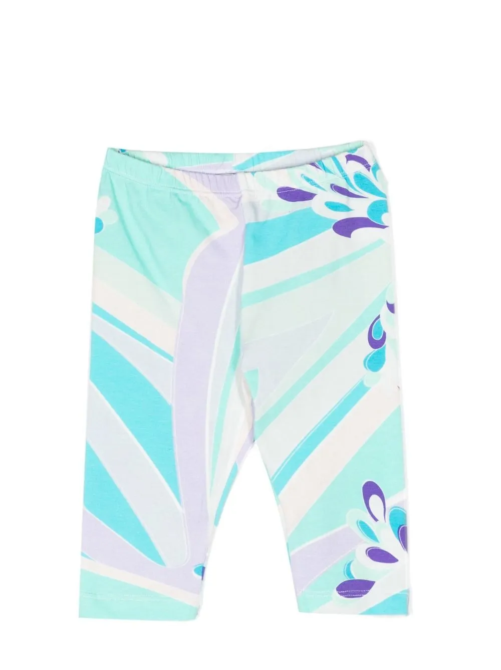

PUCCI Junior leggins con estampado gráfico - Azul
