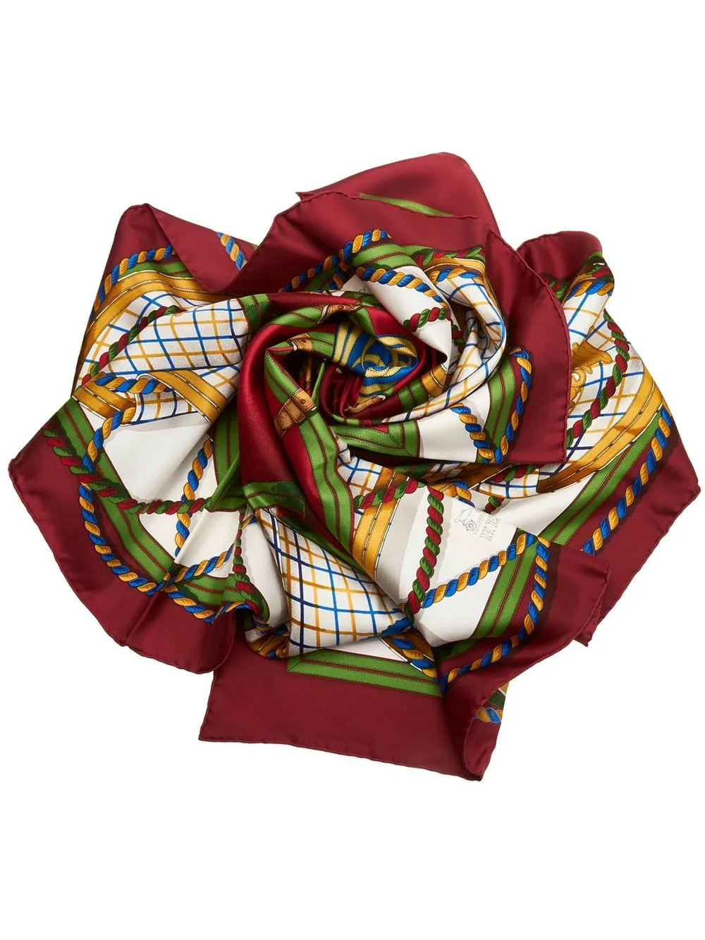 

Hermès pre-owned Grande Tenue silk scarf - Red