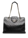 CHANEL Pre-Owned 1992 Jumbo Super Model shoulder bag - Black