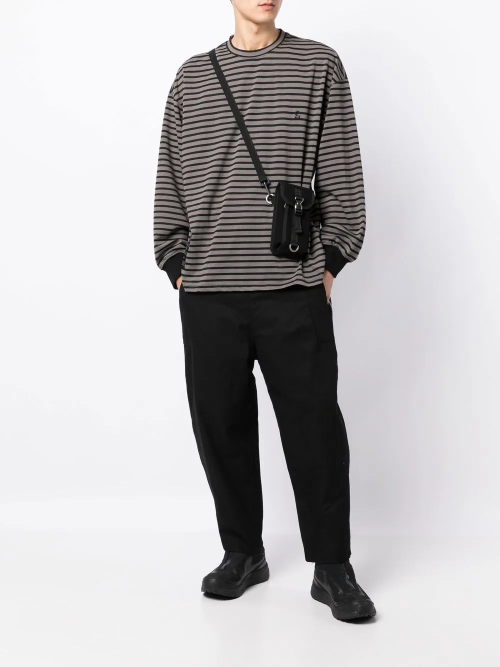 SONGZIO Broek met toelopende pijpen - Zwart