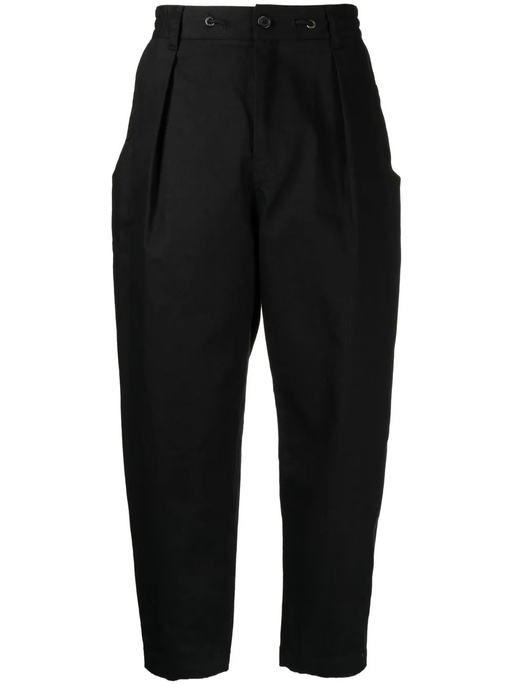 

SONGZIO pantalones tapered con cordones - Negro