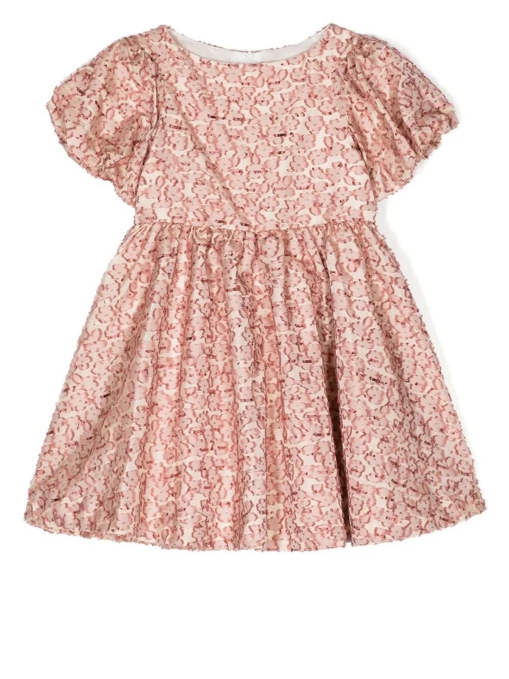 Tartine Et Chocolat vestido con estampado floral y mangas farol - Rosado