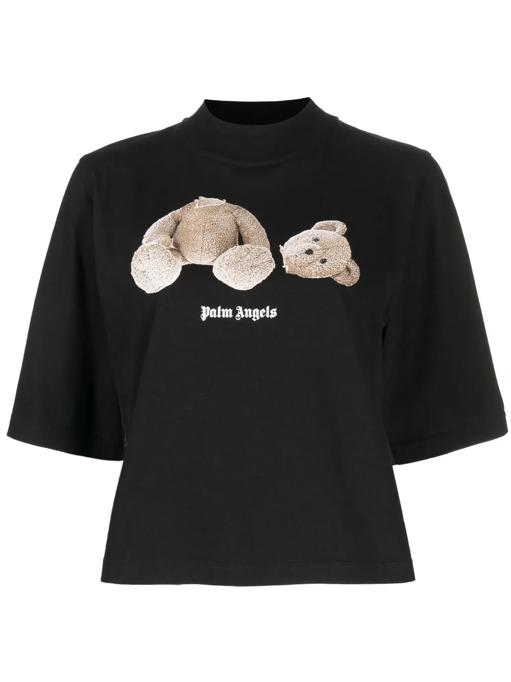 

Palm Angels playera con motivo Teddy Bear - Negro
