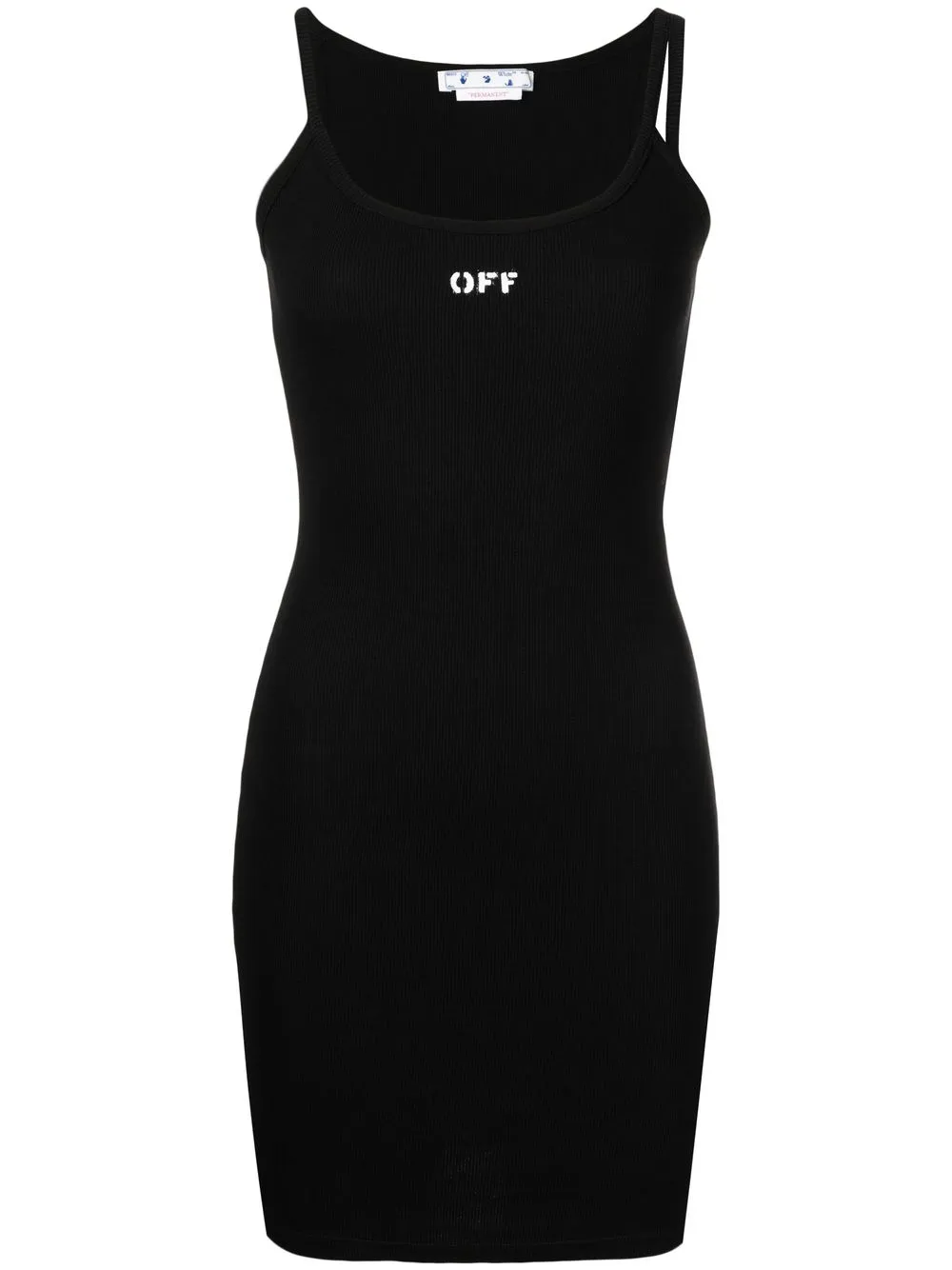

Off-White vestido Off Stamp - Negro