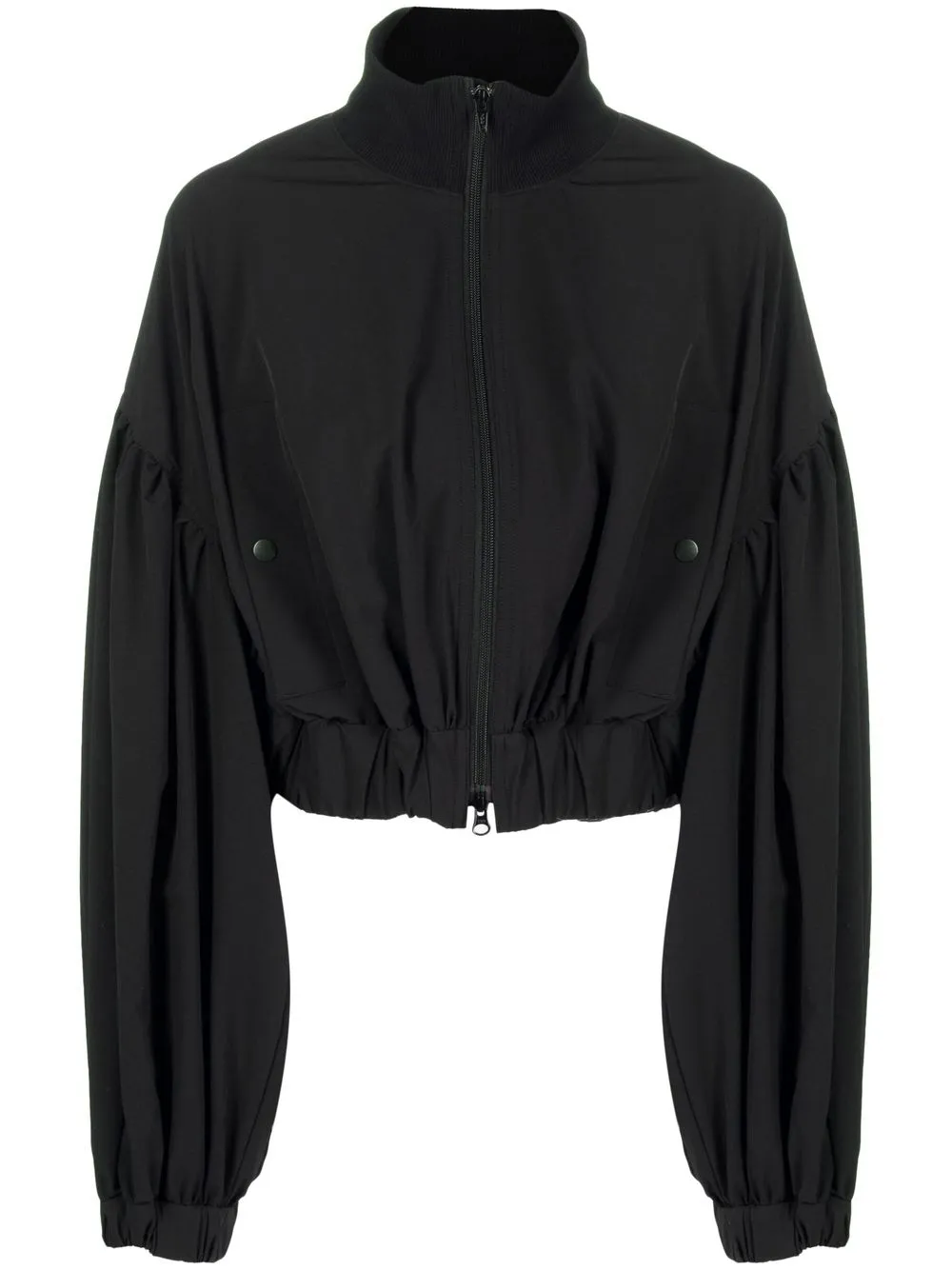 

Y's Taslan zip-up blouson jacket - Black