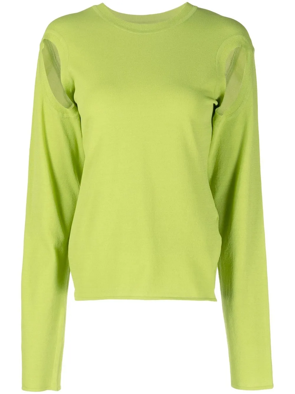 

Low Classic cut-out detail knitted jumper - Green