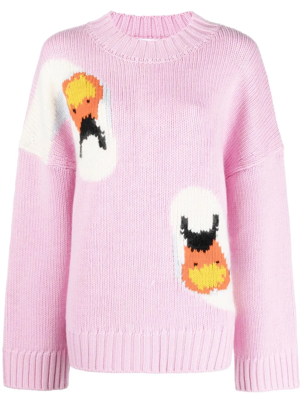 

JW Anderson intarsia-knit jumper - Pink