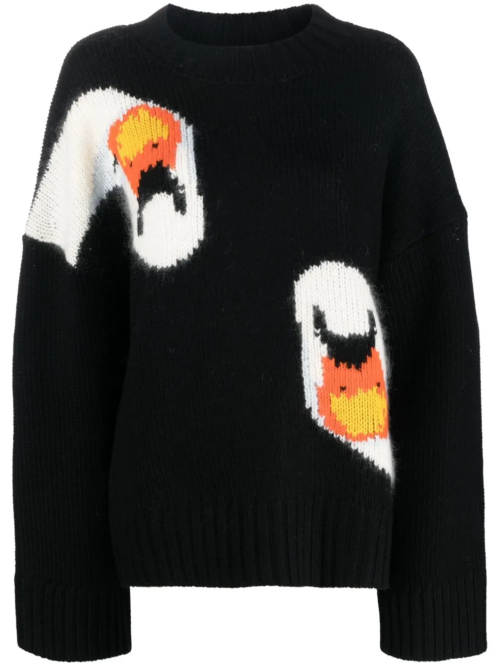 

JW Anderson suéter tejido de intarsia - Negro