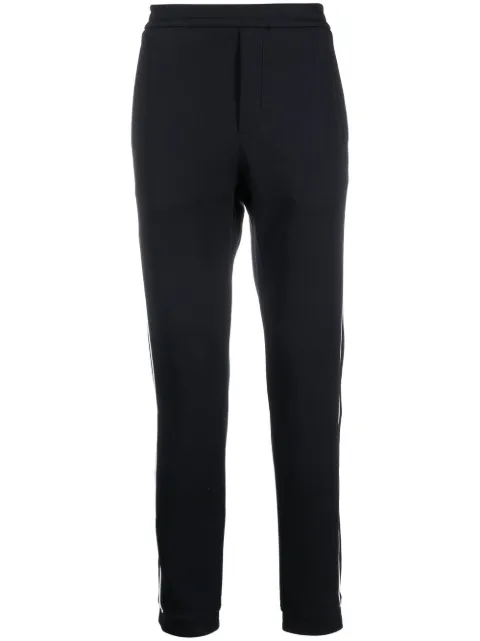 Emporio Armani side-stripe straight trousers