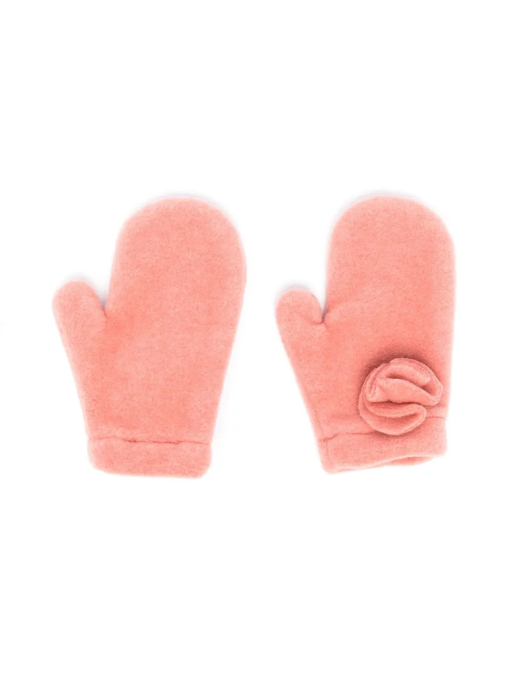 

Il Gufo guantes con aplique floral - Rosado