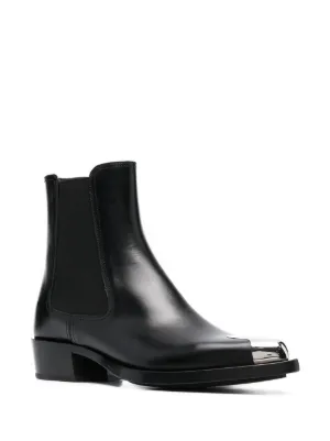 ミドルブーツ ALEXANDER MCQUEEN Women Boots 734969WHSW01000 black alexander mcqueen ANKLE BOOTS 734969WHSW01000 – BORDER-GARA