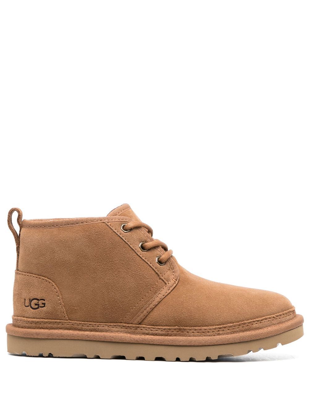 

UGG botines de gamuza con agujetas - Neutro