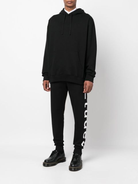 leg-logo track pants