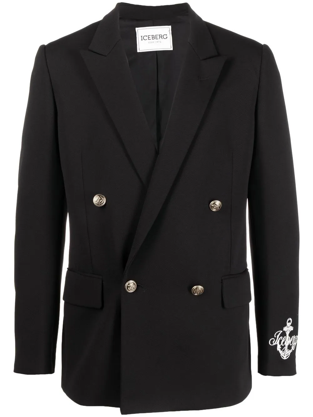 

Iceberg blazer con doble botonadura - Negro