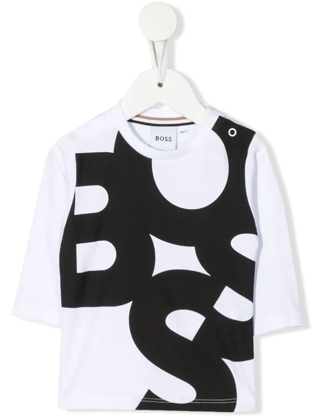 

BOSS Kidswear graphic logo-print T-shirt - White