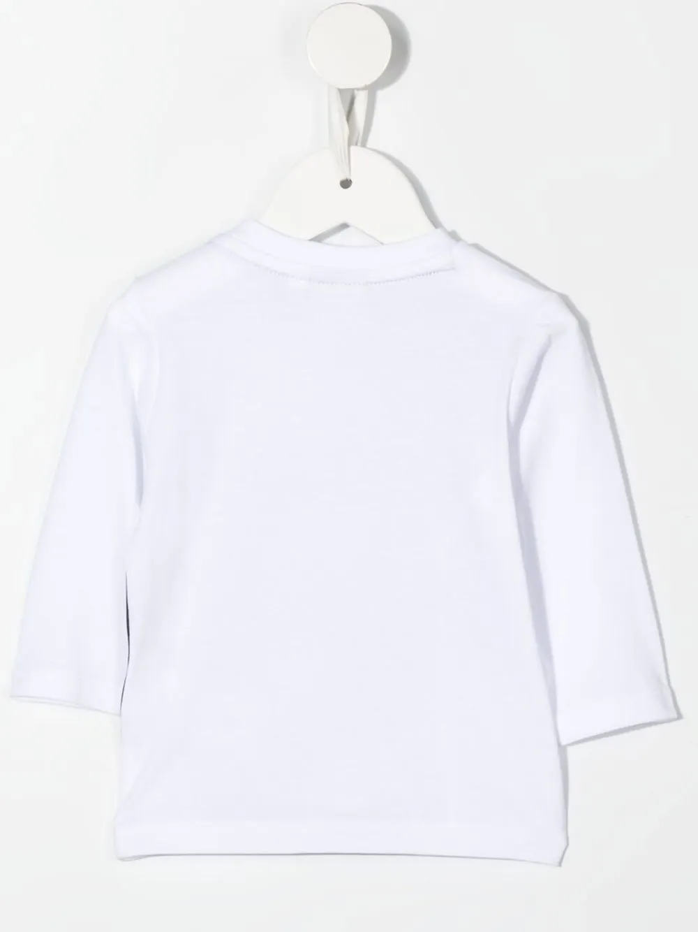 BOSS Kidswear T-shirt met logoprint - Wit
