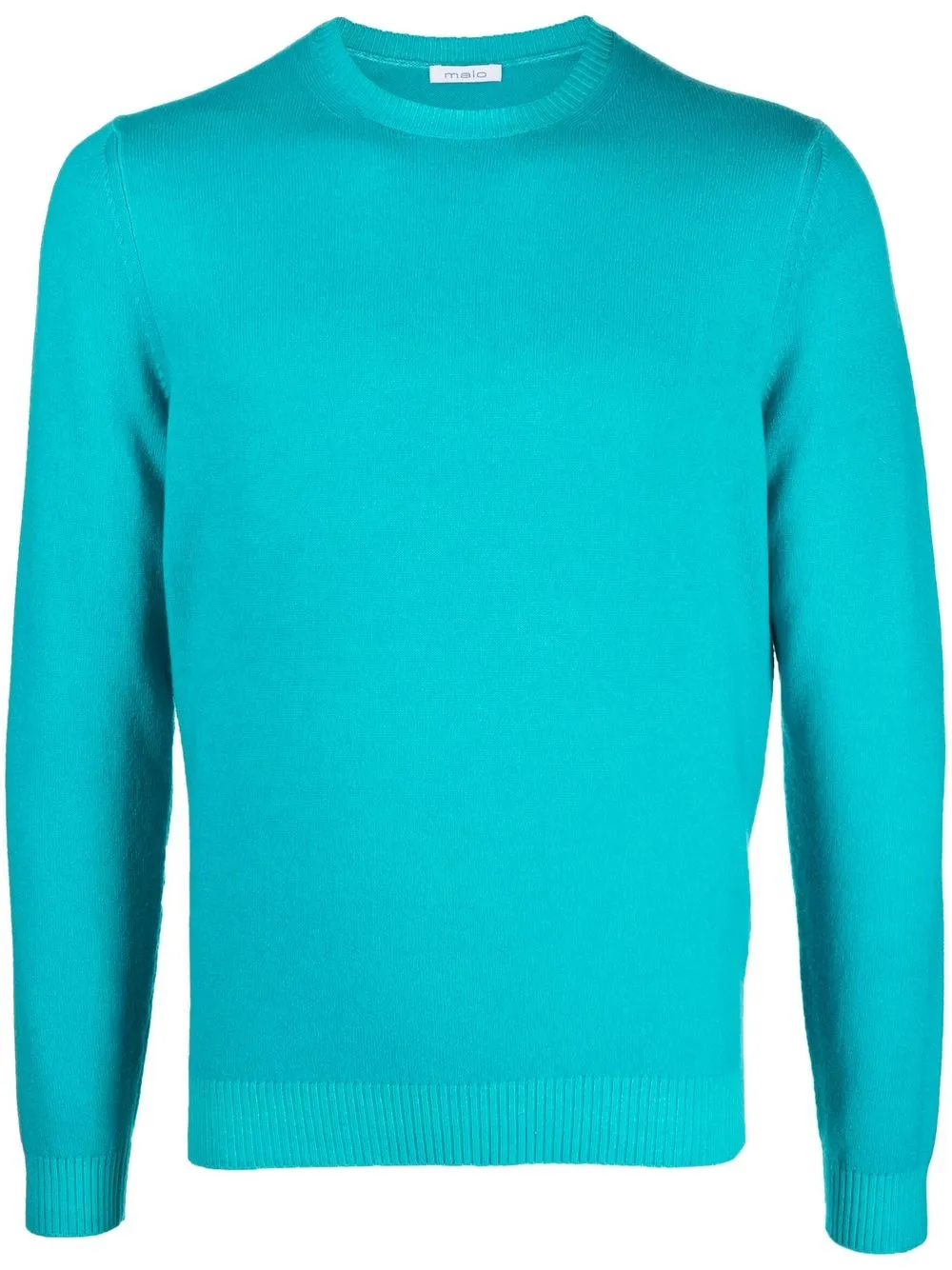 

Malo round-neck knit jumper - Blue