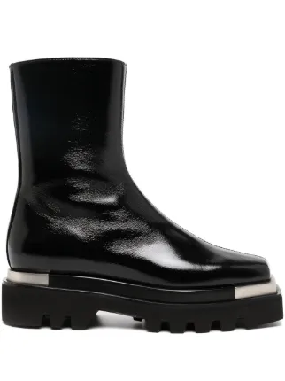 Peter Do square-toe Zipped Ankle Boots - Farfetch