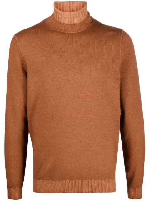 Malo roll-neck virgin wool jumper