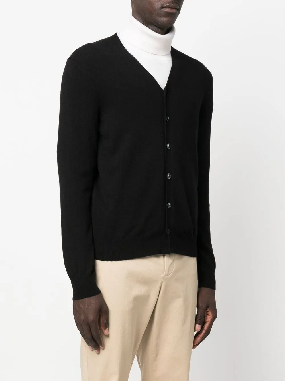  Malo Cardigan Mit V Ausschnitt   Schwarz 