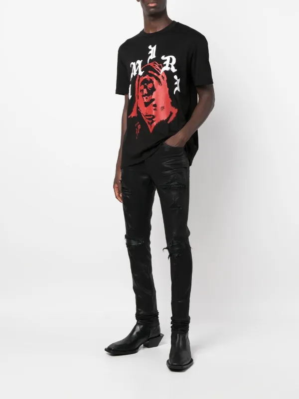 AMIRI x Wes Lang Solar Kings T-shirt | Black | FARFETCH SA AMIRI x Wes Lang Solar Kings T-shirt | Black | FARFETCH SA