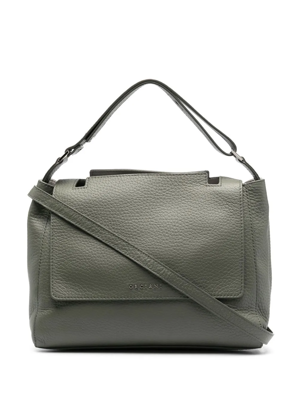 

Orciani top-handle satchel tote - Green