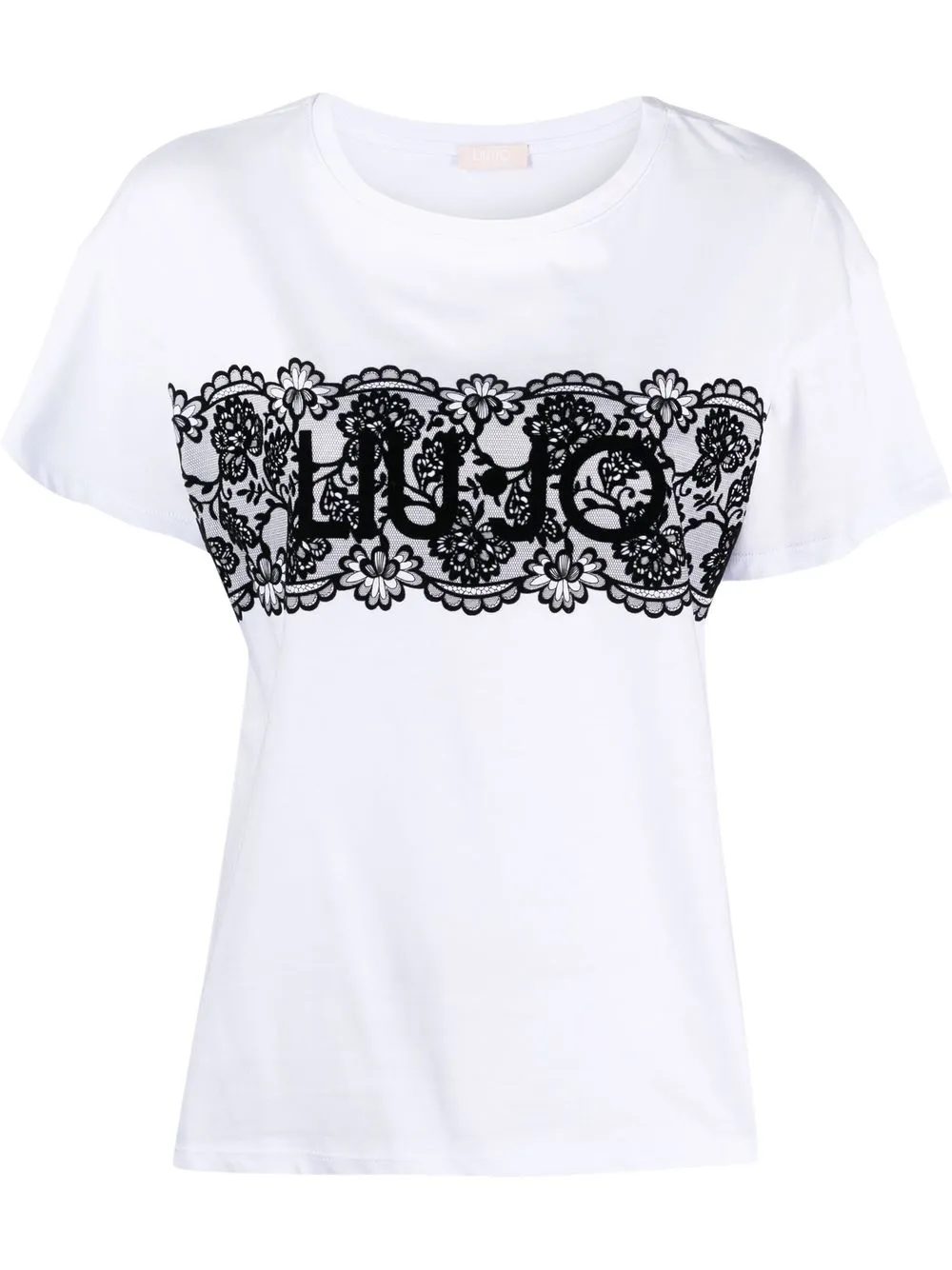 

LIU JO playera con logo estampado - Blanco