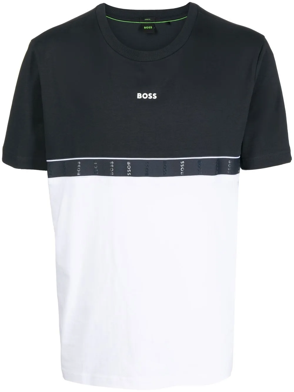 

BOSS colour-block logo-print T-shirt - Multicolour