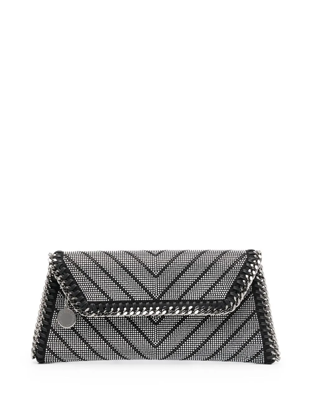 

Stella McCartney crystal-embellished clutch bag - Black