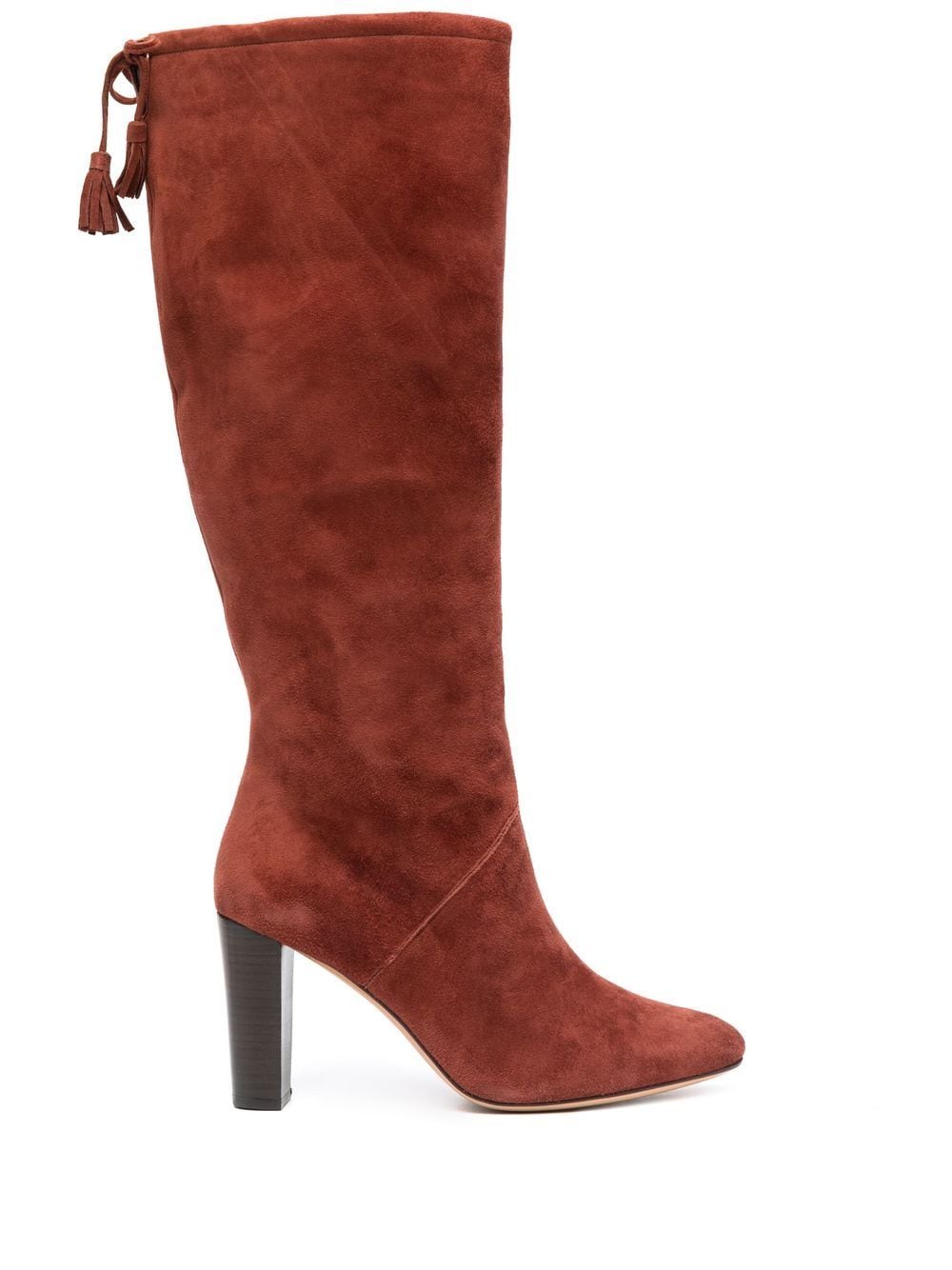 Tila March Tassel-detail Knee-high Boots In Brown