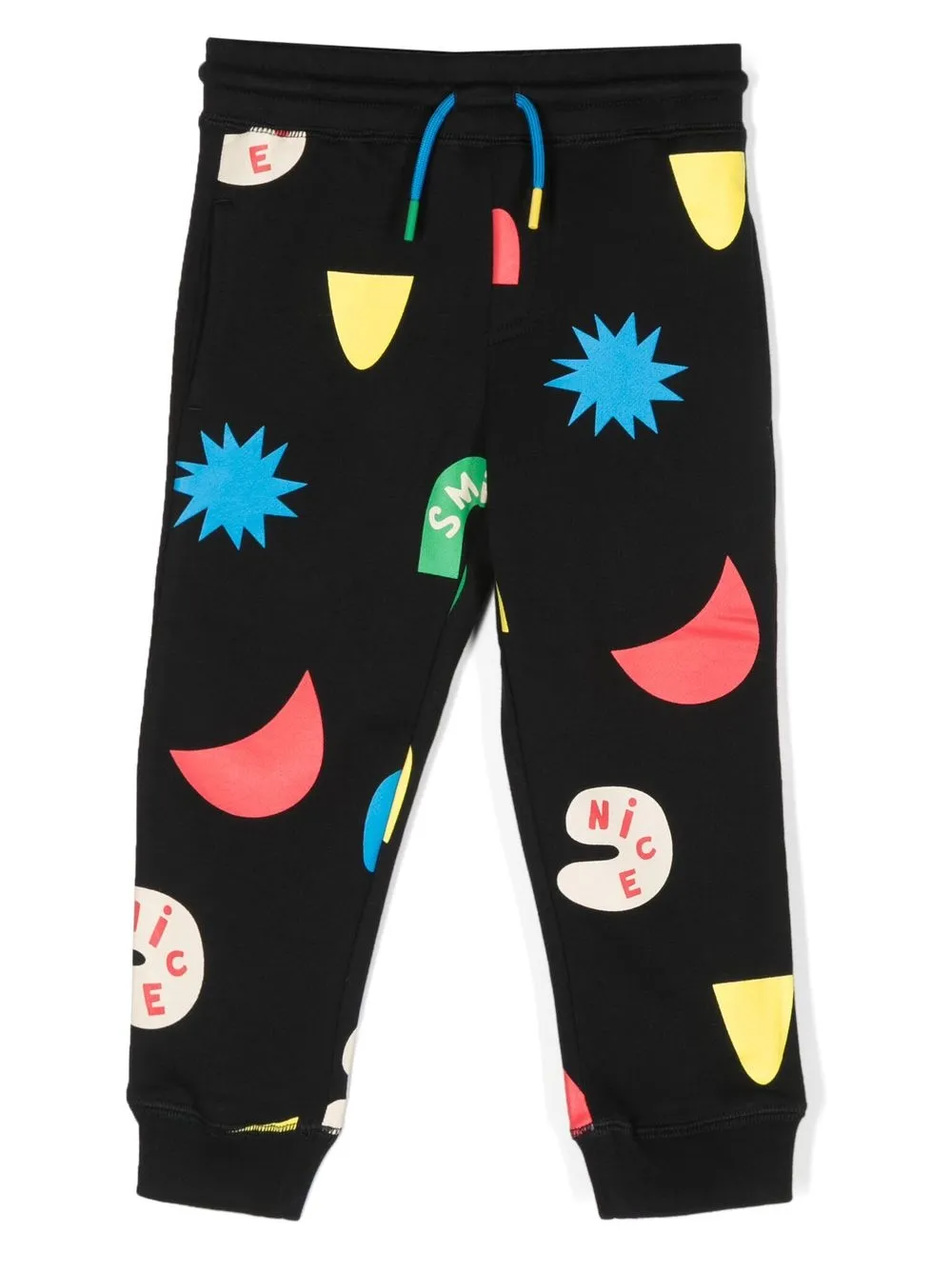 

Stella McCartney Kids pants con estampado gráfico - Negro